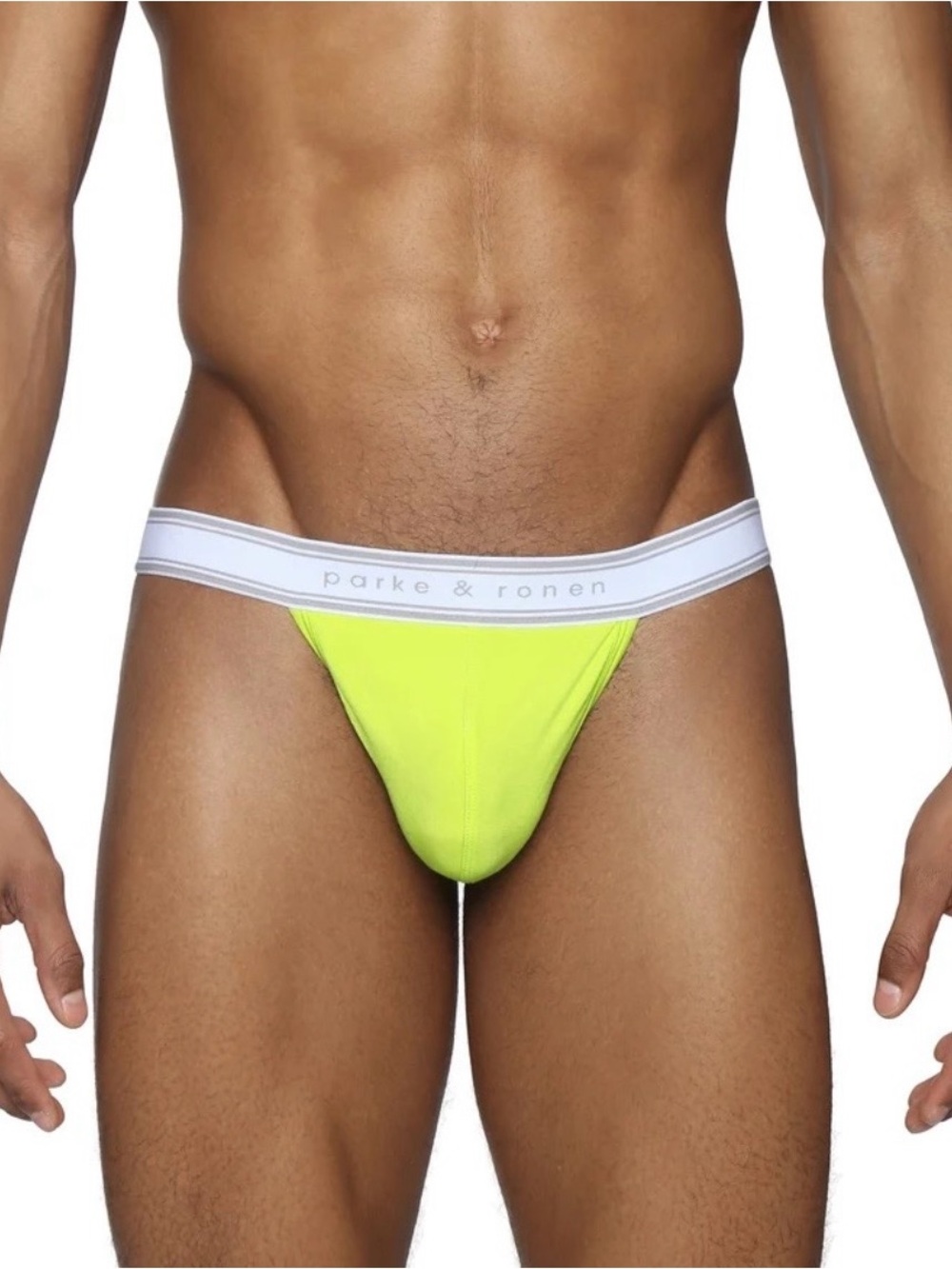 Parke & Ronen Bright Lime Waistband Underwear - Picture 3 of 5